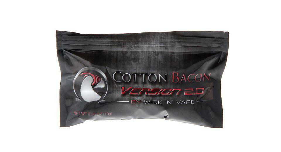 Authentic Wick 'N' Vape Cotton Bacon V2.0 for E-Cigarettes 