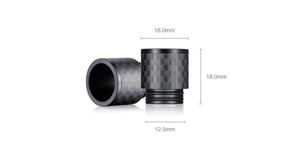 Black Carbon Fiber 810 Drip Tip